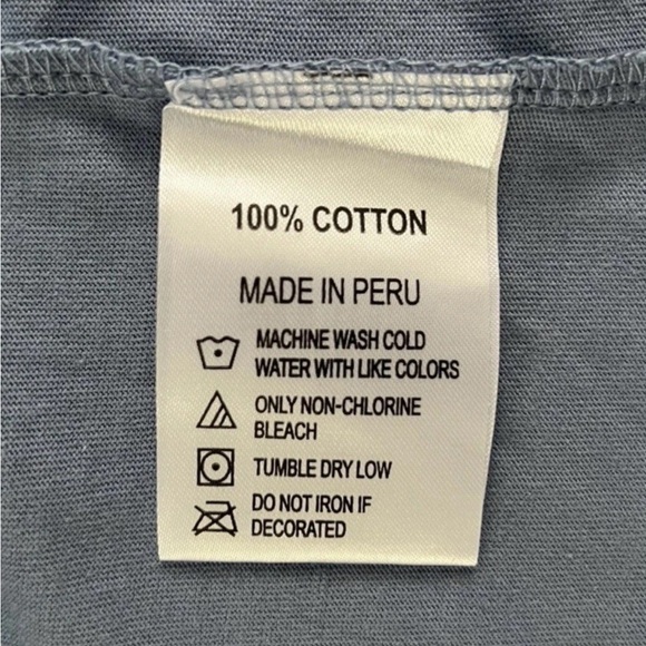 New With Tags! Onward Reserve Abraham Lincoln Pocket Tee Washed Blue T Shirt - Picture 4 of 6